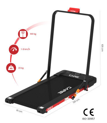 Laufband - 8km/h - CARE - JOG 8 FBA-DE
