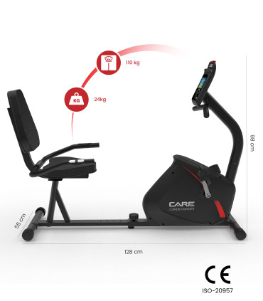 Halbaufrechtes Bike - CARDIO MASTER Connected - FBA