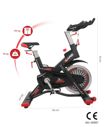 Magnetisches Spinning Bike - CARE - Speeder - Generalüberholt