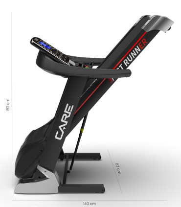 Vernetztes Laufband - 22km/h - CARE - FAST RUNNER - KINOMAP