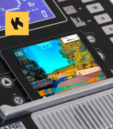 Vernetztes Laufband - 22km/h - CARE - FAST RUNNER - KINOMAP