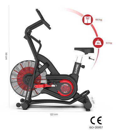 Heimtrainer Air Bike - CARE - CROSS-AIR - Ergometer