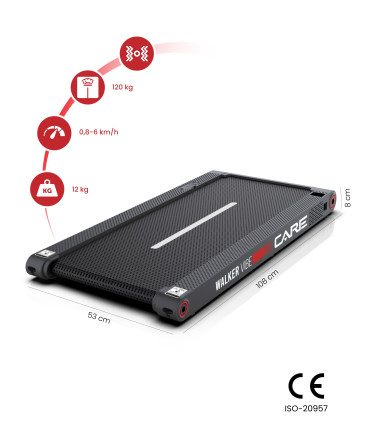 Laufband - CARE - WALKER VIBE - 6 km/h und vibrierend