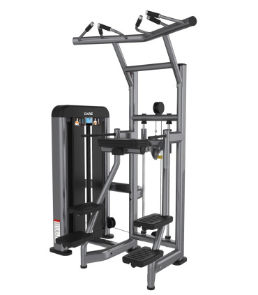 Station Gravitron - CARE - Klimmzug- und Dip-Hilfe mit geführter Last