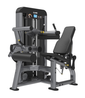 Oberschenkelrückseite-Maschine PRO - CARE - Sitzende Leg Curl Presse mit geführtem Gewicht