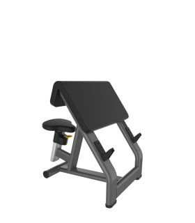 Larry Scott Bank - CARE - Bizepspult mit freien Gewichten