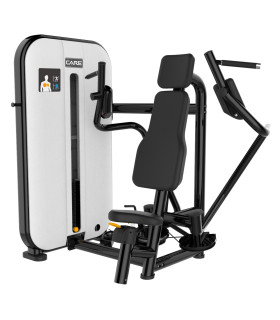 Butterfly-Maschine PRO - CARE - Sitzender Brustflug mit geführtem Gewicht