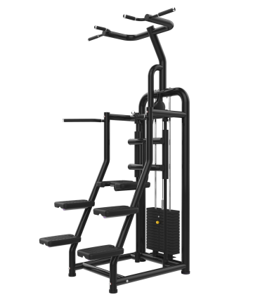 Gravitron-Station PRO - CARE - Klimmzug- und Dip-Hilfe mit geführter Last