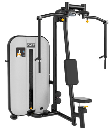 Kombinierte Station Brust und Schultern PRO - CARE - Dual System mit geführter Last