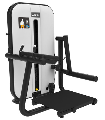 Kombinierter Posten Gesäßmuskel Adduktoren/Abduktoren - CARE - Dual System mit geführter Last