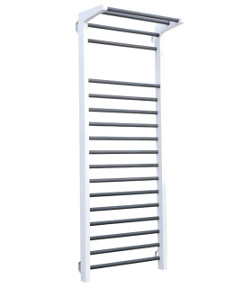 Sprossenwand Fitness - CARE - Aus Metall mit Klimmzugstange