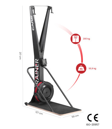 Pack Gamme AERO Essential - CARE - Rudergerät & Ski Trainer mit Luftwiderstand