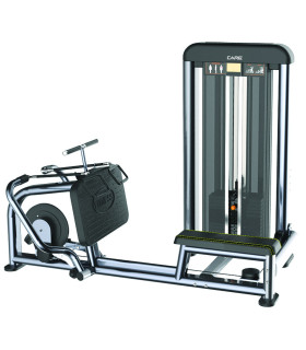 Schwarzes Horizontalrudergerät Care Prestige Line