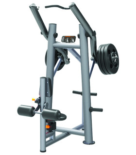 Schwarze vertikale Rudermaschine Care Intensive Line