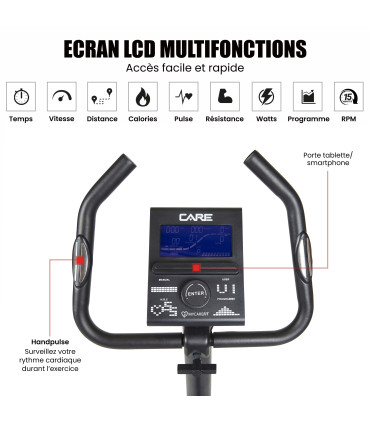 Heimtrainer - CARE - CV-385 - Ergometer und verbunden