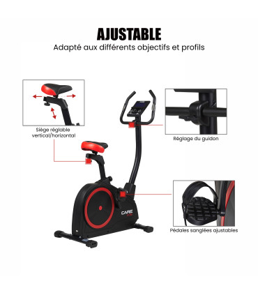 Heimtrainer - CARE - CV-385 - Ergometer und verbunden