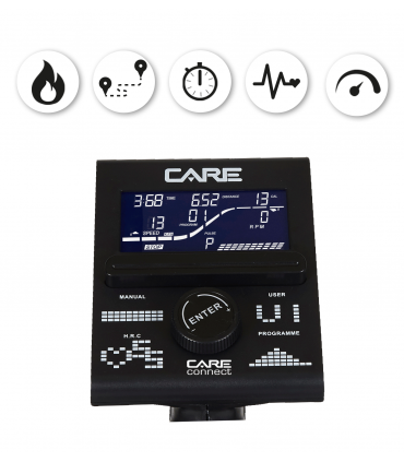Heimtrainer - CARE - CV-395 Ergometer und vernetzt - FBA
