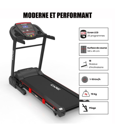 Vernetztes Laufband - 18km/h - CARE -FBA- JOG RUNNER - KINOMAP