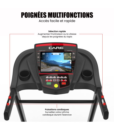 Vernetztes Laufband - 18km/h - CARE -FBA- JOG RUNNER - KINOMAP