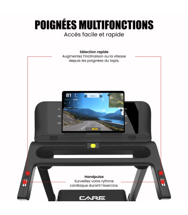 Vernetztes Laufband - 20km/h - CARE -FBA-DE CT-750 - KINOMAP