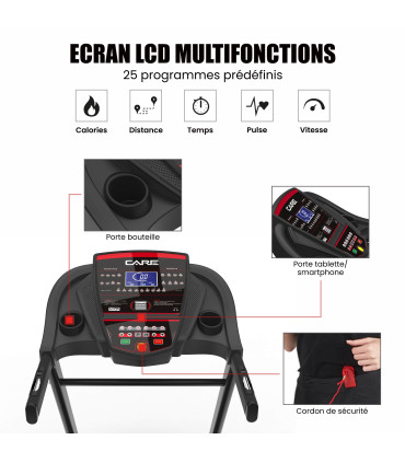 Connected Laufband - 18km/h - CARE -FBA-DE - JOG RUNNER - KINOMAP