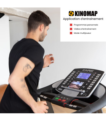 Vernetztes Laufband - 22km/h - CARE - FAST RUNNER - KINOMAP