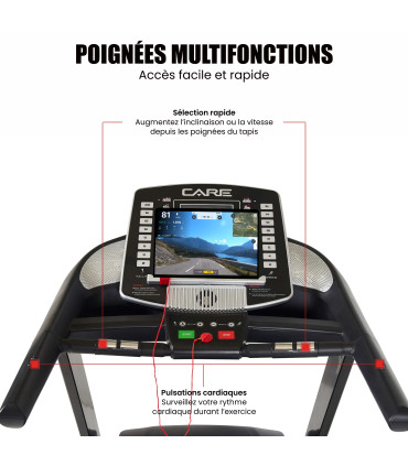 Vernetztes Laufband - 22km/h - CARE - FAST RUNNER - KINOMAP