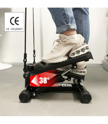 Mini-Stepper mit Zähler und Widerstandsbändern - CARE - SM-842