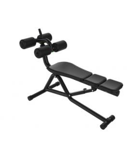 Schwarze Bauchmuskelbank Care Premium Line