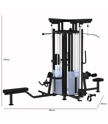 Kraftstation - CARE - 4-Stationen-Turm