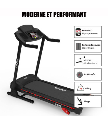 Vernetztes Laufband - 16km/h - CARE - CT-5588-2 - KINOMAP - FBA