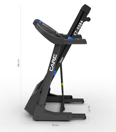 Vernetztes Laufband CARE - CT-5584-3 - 18km/h - Kinomap