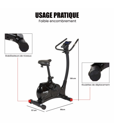 Heimtrainer - CARE - CV-395 Ergometer und verbunden