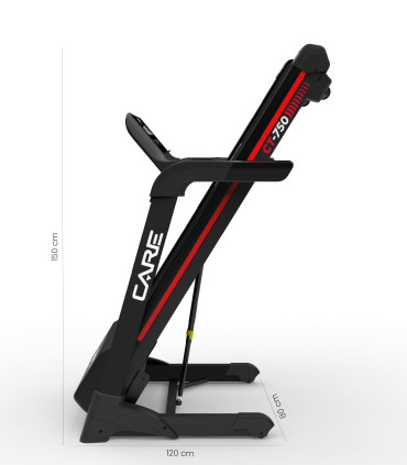 Vernetztes Laufband - 20km/h - CARE - CT-750 - KINOMAP