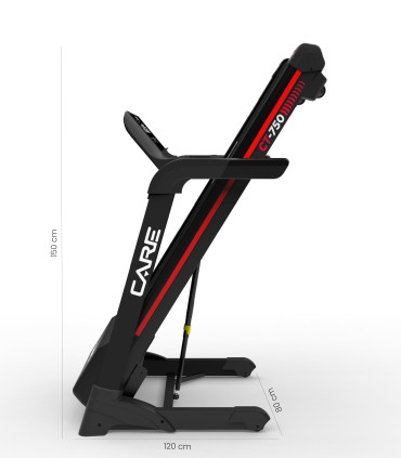 Vernetztes Laufband - 20km/h - CARE - CT-750 - Generalüberholt