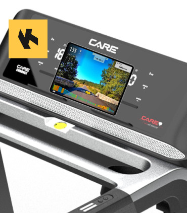 Verbundenes Laufband - 20km/h - CARE - RUNNER - KINOMAP