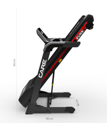 Vernetztes Laufband - 20 km/h - CARE - RUNNER - Generalüberholt